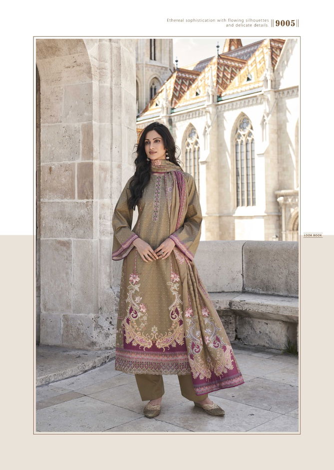 Meraki By The Hermitage Shop Lawn Cotton Karachi Printed Dress Material Wholesale Online
